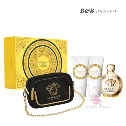 Versace Eros Pour Femme EDP giftset with clutch